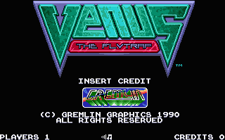Venus the Flytrap title screen for Atari ST